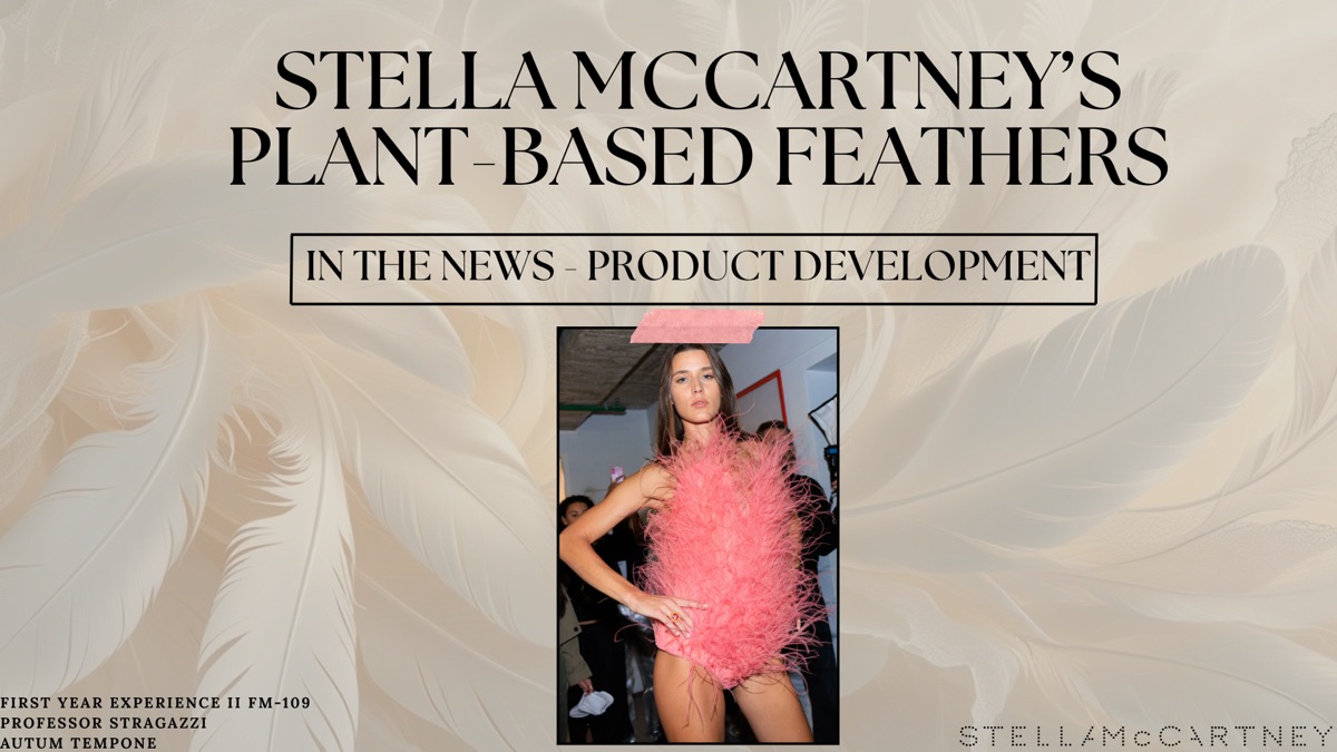 Stella McCartney's plant-based feathers